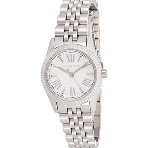NWT. Michael Kors Petite Lexington Stainless Watch